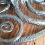Wrought iron lamp 1900 style
