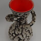 Vase 2 handles Vallauris Fat lava