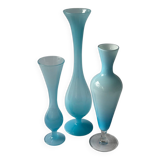 Vintage opaline vases