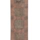 Vintage Turkish hallway rug 85x683 cm