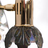 Set post modern diamond shape wall lamps, 1980s, spain