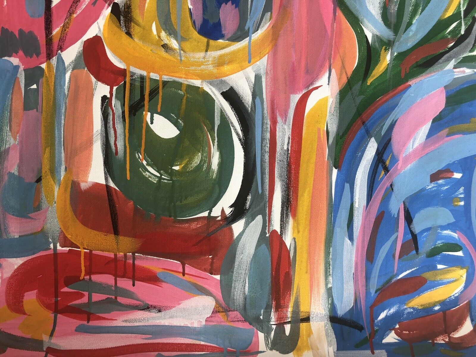 Abstract art abstract composition abstract lyrical abstraction oil modern art