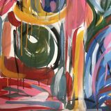 Abstract art abstract composition abstract lyrical abstraction oil modern art