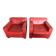 Paire de fauteuils en cuir réédition Jean Michel Franck