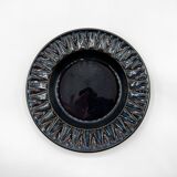 Søholm stoneware plate/dish/trinket tray 3184-2 • Blue series EJ64 by Einar Johansen • Denmark 1960s