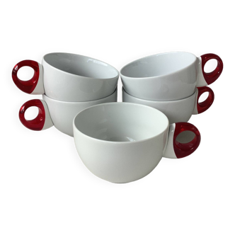 Guzzini porcelain breakfast cups