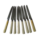 Set of 8 large silverware table knives from Boulenger.