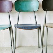 Chaises d'école, ensemble de 4