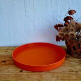 Round orange seventies tray