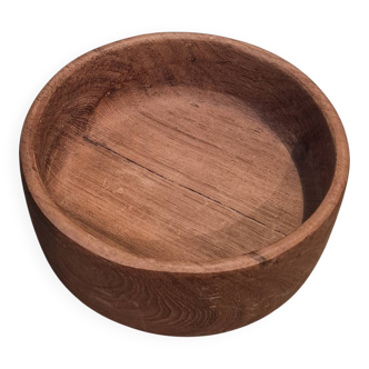 Teak fruit bowl or salad bowl