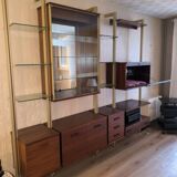 Michel Ducaroy Ligne Roset modular teak bookcase
