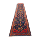 Tapis ancien persan Malayer couloir 109x525 cm