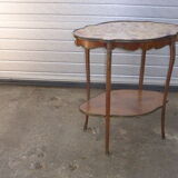 Baroque style louis XV, marble, wood and decorations console table