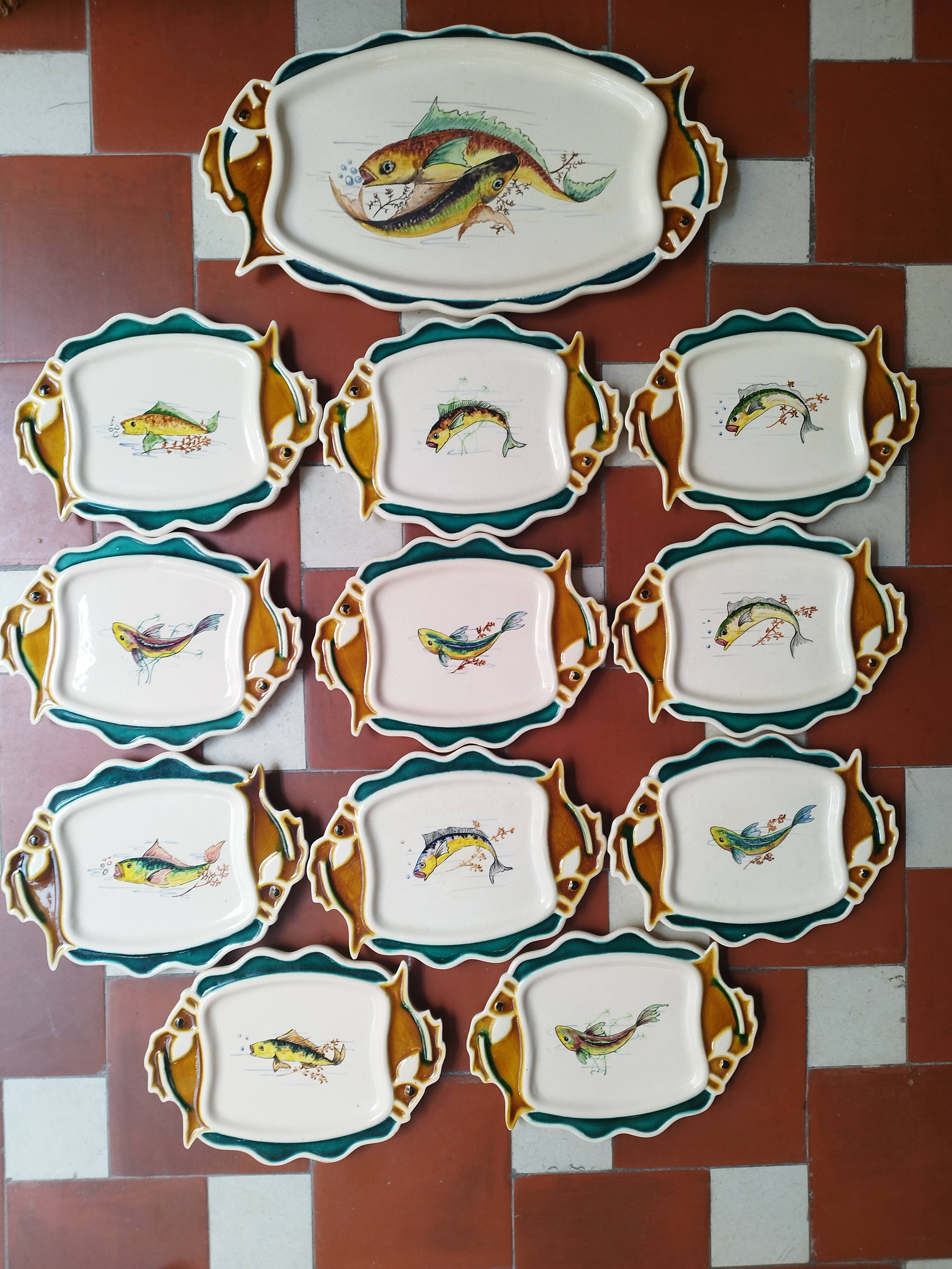 50s plate set