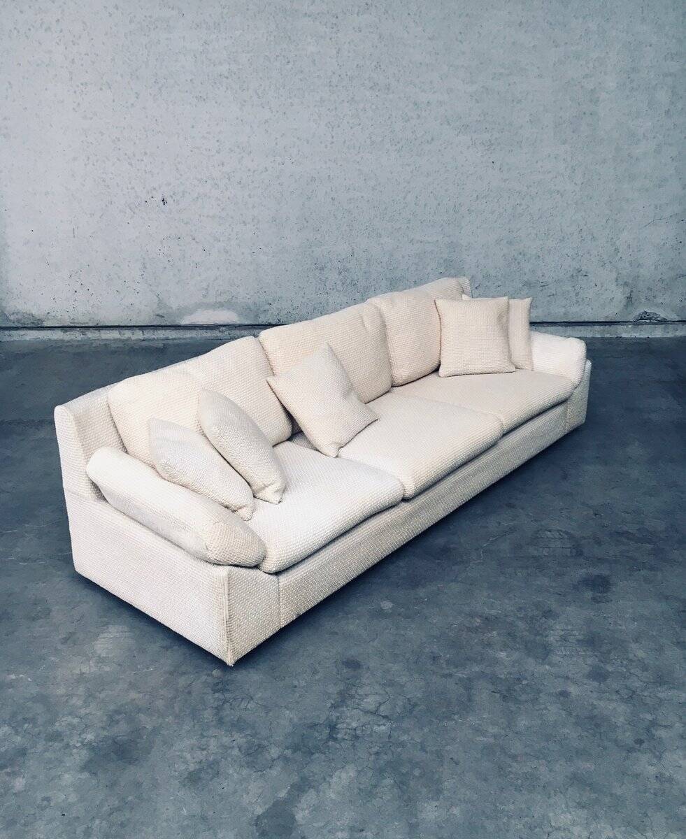 Mid-Century Modern Design Boucle Wool 3-Seater Sofa, 1960s