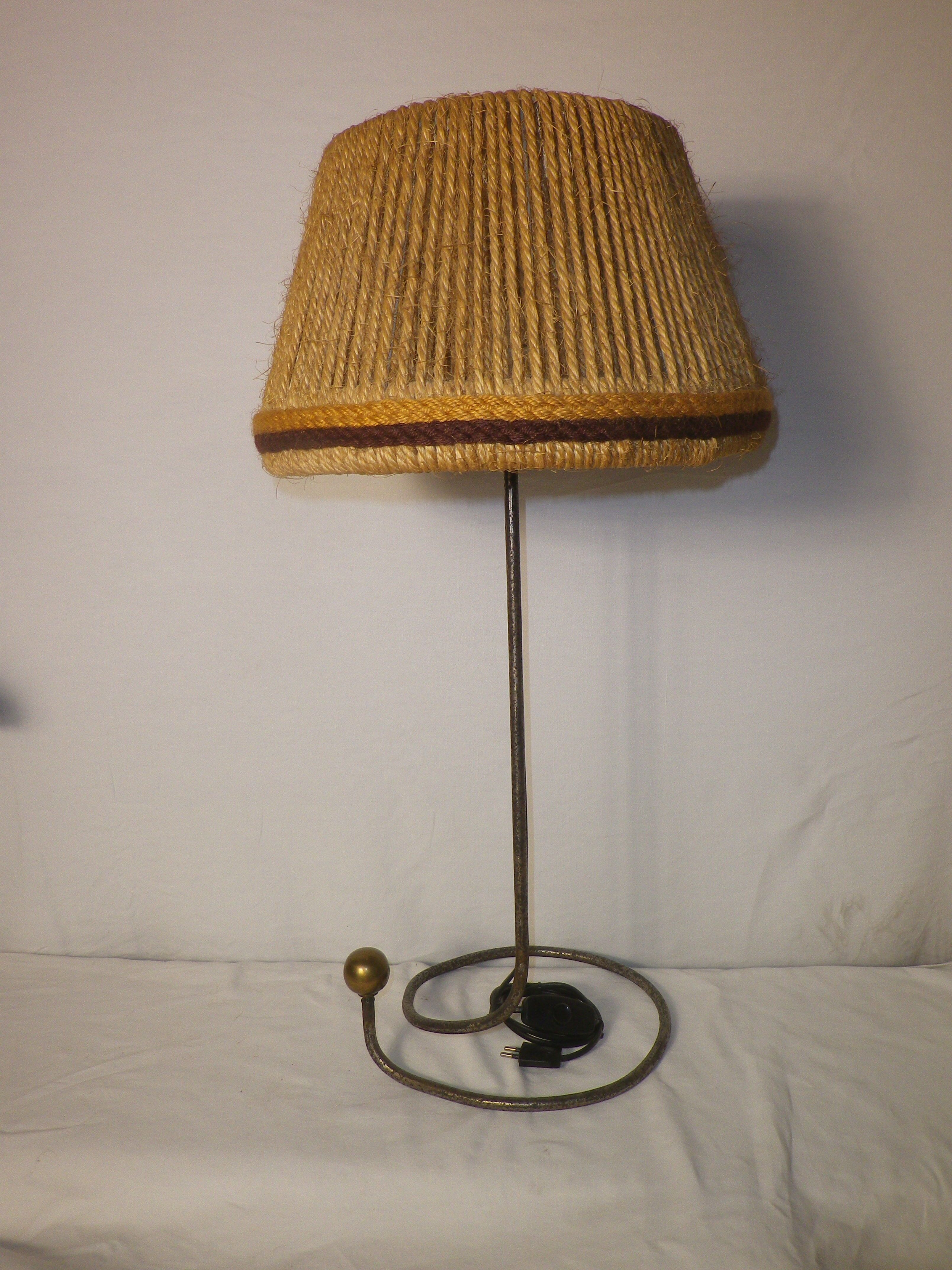 brutalist lamp 1950 1960 france