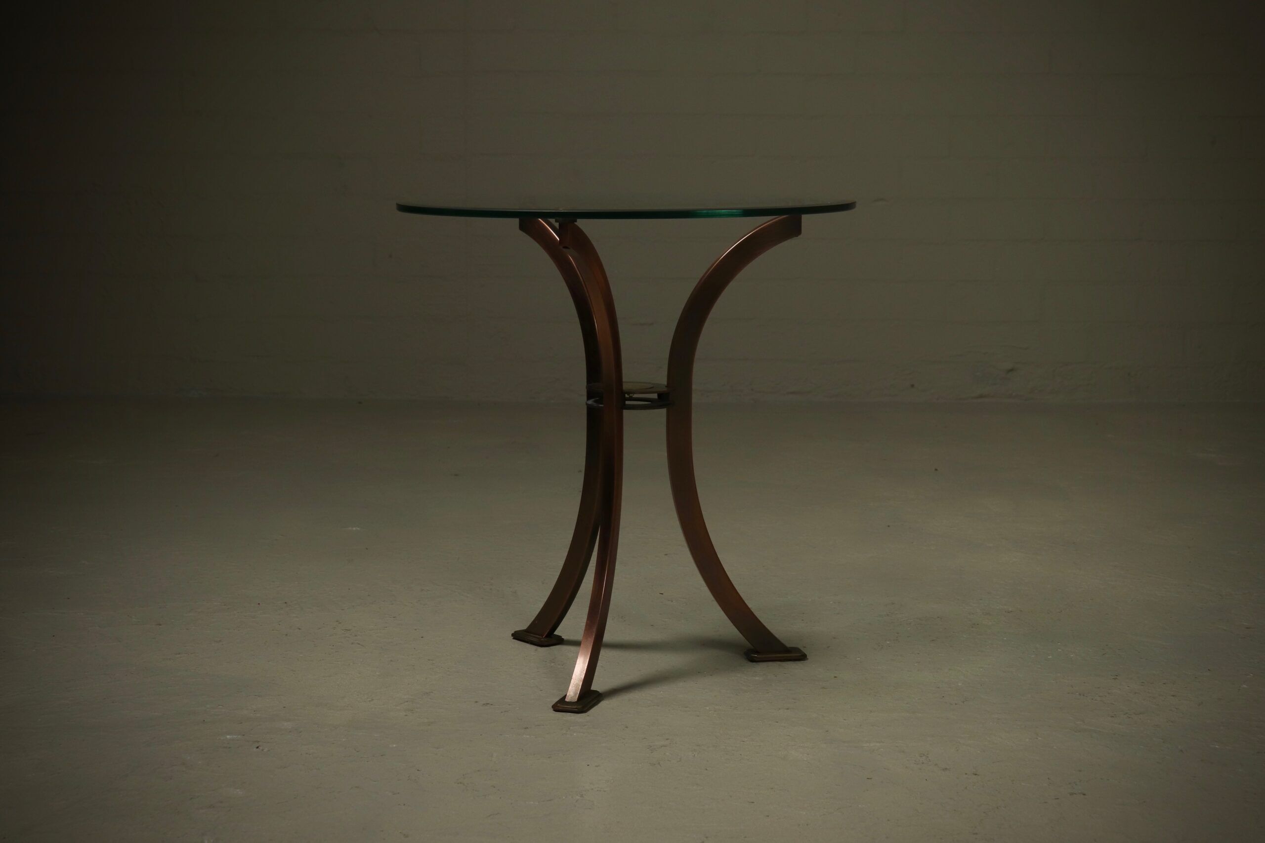 Side table by Belgo Chrom Belgium 1980s