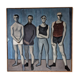 Tableau moderne non signé vers 1950