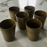 Vintage Digoin stoneware cups