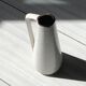 Very decorative colorful pitcher vase with Scheurich floral motif