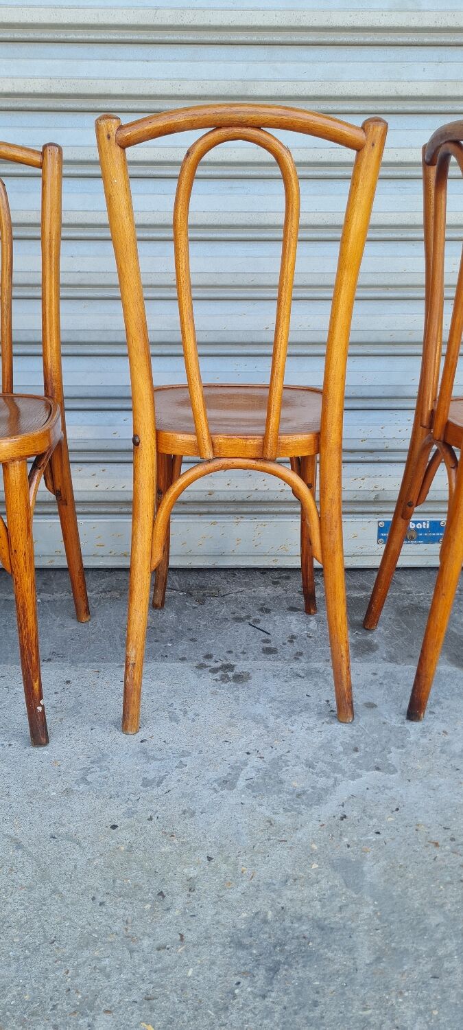 Set of four fischel bistro chairs