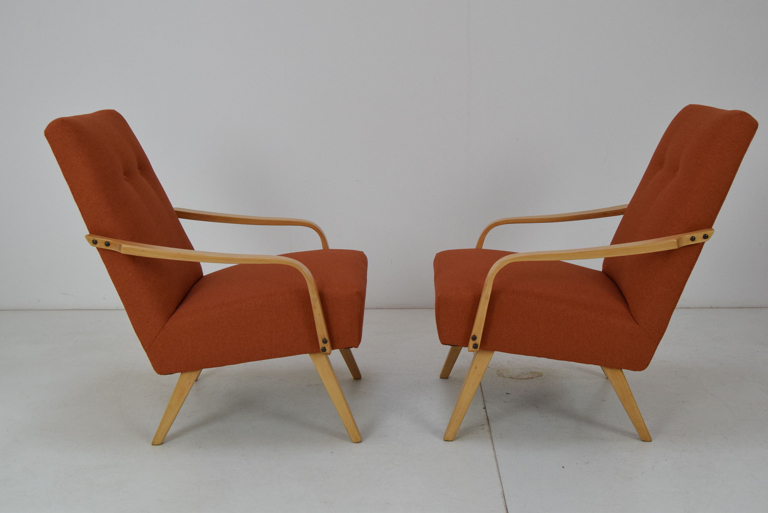Pair of Design Armchairs,1970‘s.