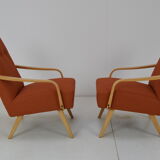 Paire de fauteuils design années 1970