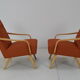Paire de fauteuils design années 1970