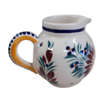 Earthenware pitcher by Henriot Quimper