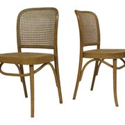Ensemble de 4 chaises vintage Prague ou 811, FMG Pologne, Thonet Josef Hoffmann Design