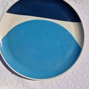 Set of 8 Plates and 2 Bowls Julie Goodwin Habitat Longitude Blue Stoneware Style
