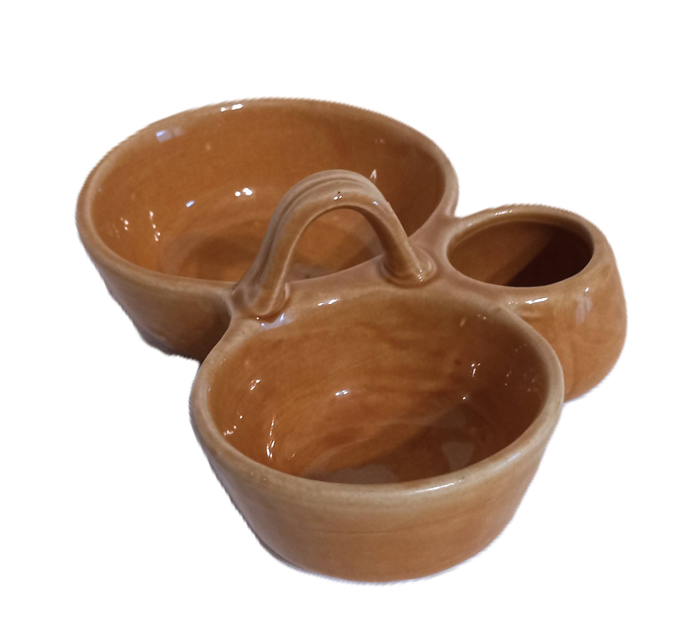 Ceramic aperitif server / olive bowl
