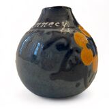 Paul Jacquet, Small Art-Deco Ceramic Ball Vase