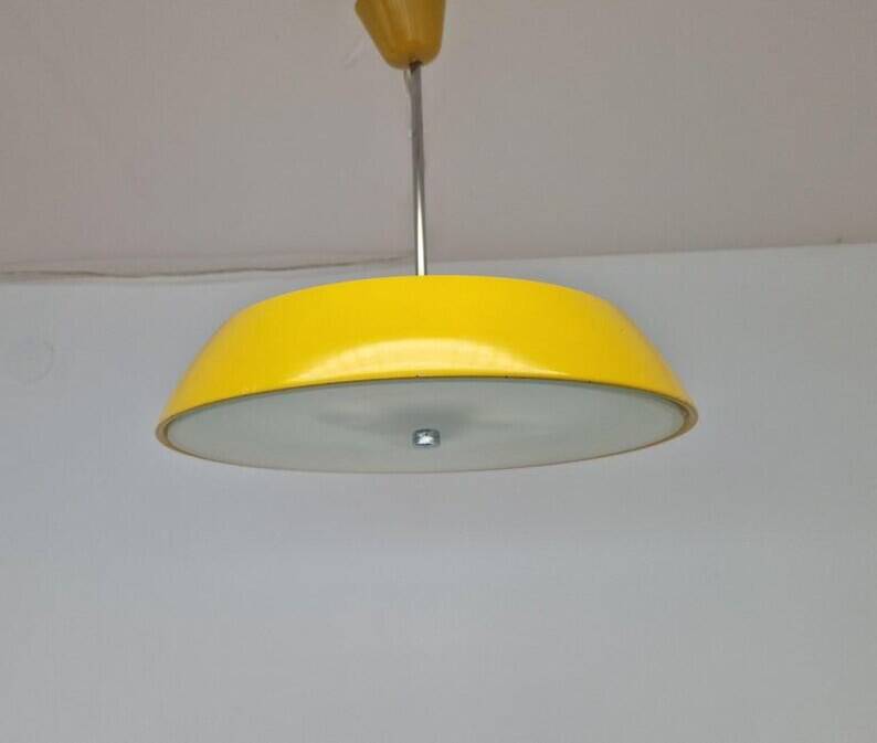 Midcentury Rare UFO Pendant Napako, 1970s