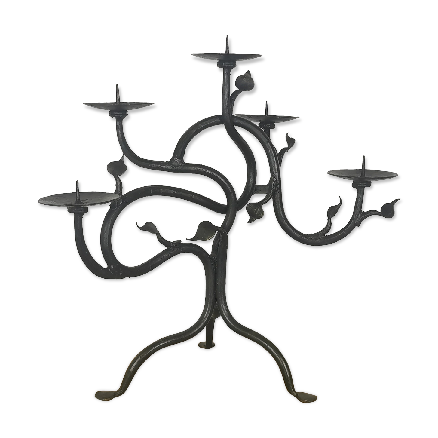 Vintage brutalist chandelier