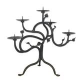 Chandelier brutaliste vintage