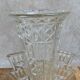 Vase Art Déco « Fusée » en verre moulé