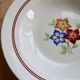 Assiette creuse vintage Moulin des Loups - Modèle La Ruche – Décor floral