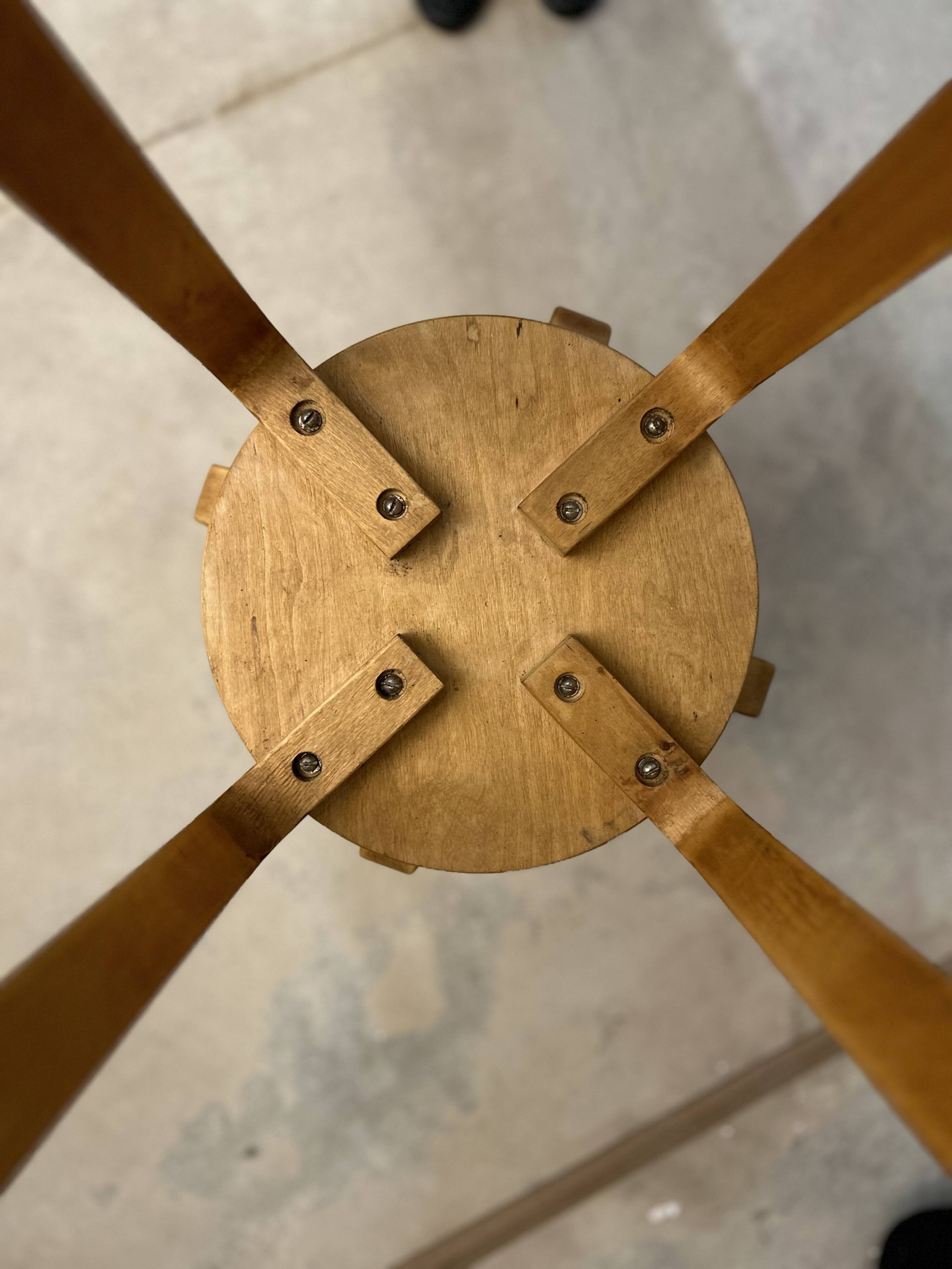 Pair of Alvar Aalto bar stools, 1960s