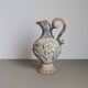 Brutalist terracotta pitcher vase signed / 1970 / ceramic / vintage