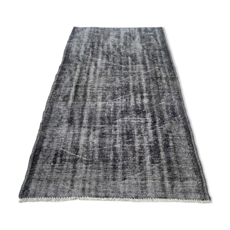 Vintage distressed turkish rug , 203 x 103 cm