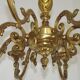 French Antique Traditional Bronze 8 Light Chandelier Acanthus Detail 5566