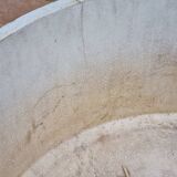 Large round container in composite material for garden, 53 cm in diameter and 25 cm in height