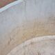Large round container in composite material for garden, 53 cm in diameter and 25 cm in height