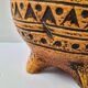 Vintage tripod vase with lizards 1960 jasba ceramic 60s 1960s maya tiki