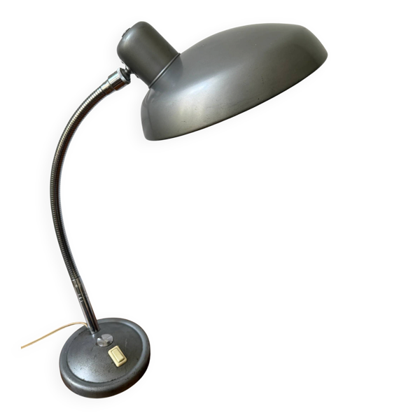 Lampe d'atelier métal industrielle col de cygne