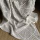 Dessus de lit crochet vintage