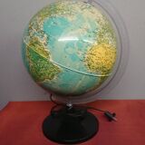 Bright earth globe