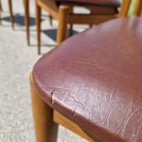 Set of 4 vintage Scandinavian chairs