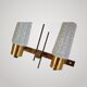 Large double wall lamp Arlus Lunel 1950